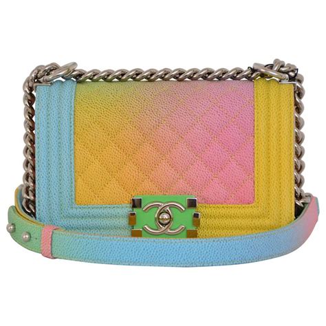 chanel boy rainbow|coco Chanel boys bag.